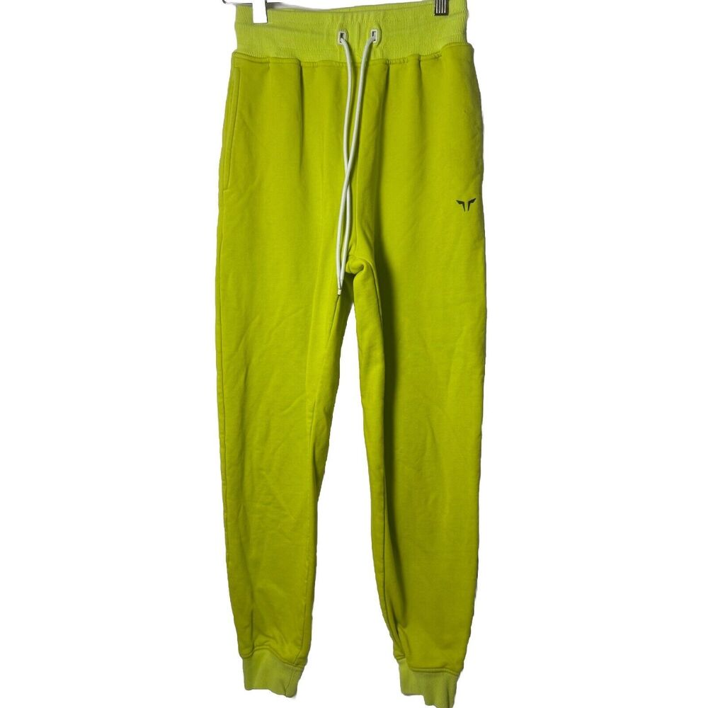Squatwolf Joggers Womens Small Black Zip Pockets Drawstring Active Lead the Pack